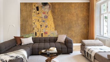 Superior appartement, uitzicht op stad | Woonruimte