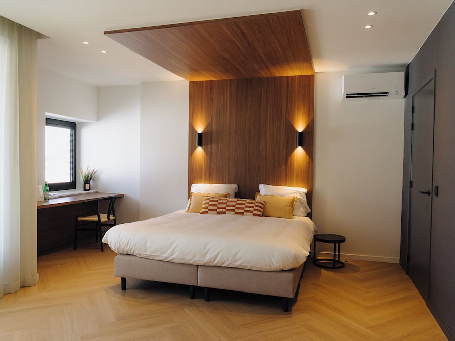 Deluxe Double Room, Balcony, City View | Desk, laptop workspace, free WiFi