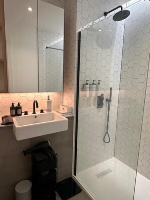 Eco-friendly toiletries, hair dryer, towels, soap - Designer Park View (Brentford)