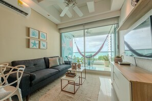 Comfort Apartment | Living area - Edificio Orange Castillogrande (Cartagena)