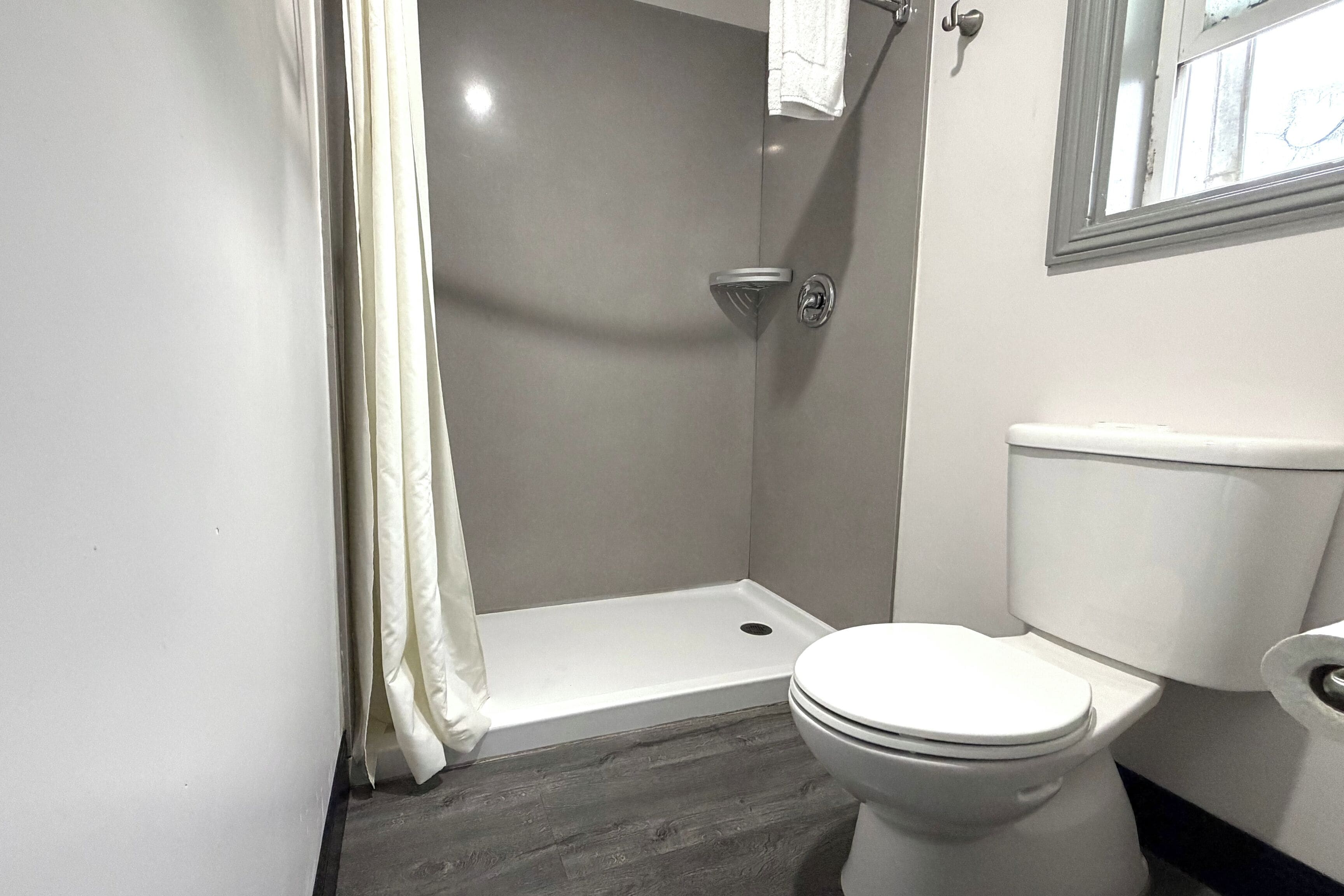 Free toiletries, hair dryer, towels