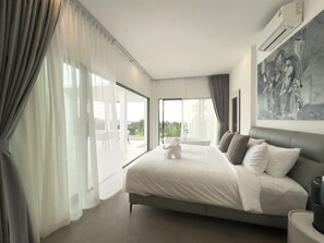 2 makuuhuonetta, työpöytä, ilmainen Wi-Fi, vuodevaatteet