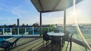 Outdoor dining - Serrambi Beach Flat - Porto de Galinhas (Ipojuca)