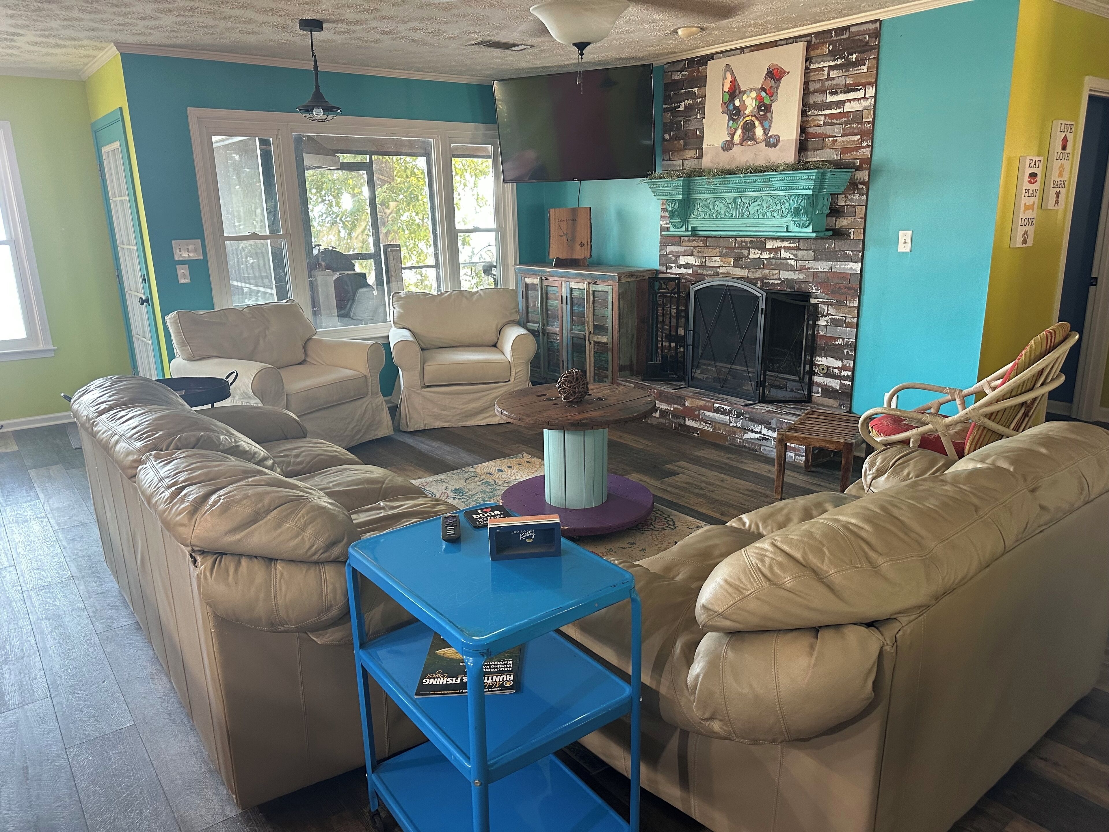 Älytelevisio, takka