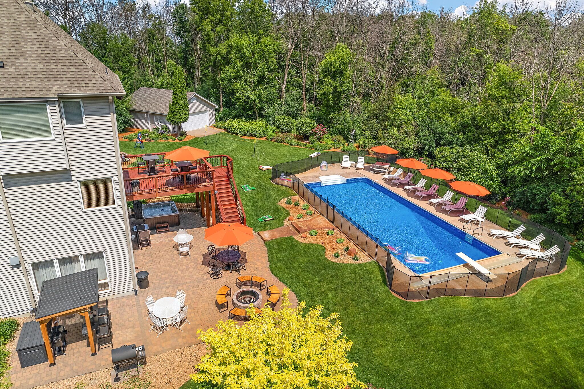 Außenpool, beheizter Pool