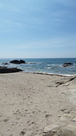 Beach. Gite Lann er Viline