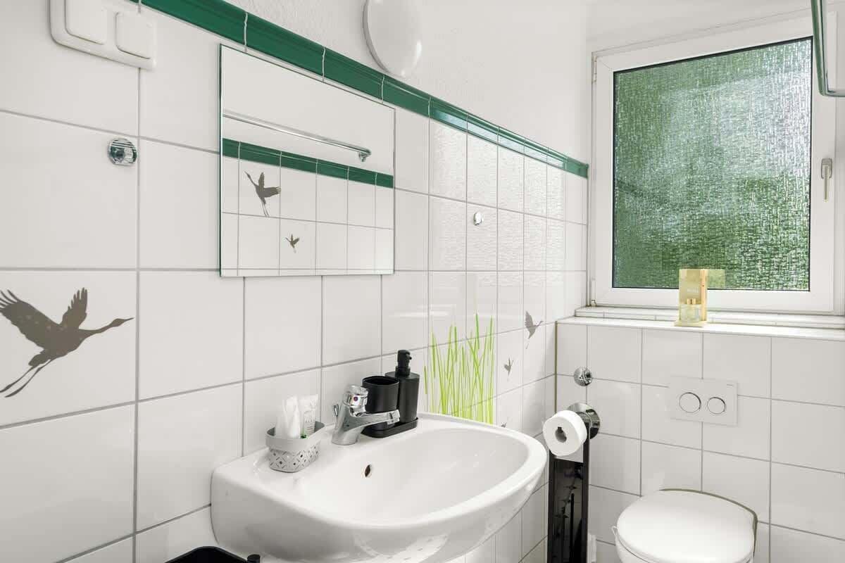 Dusche, Haartrockner, Shampoo