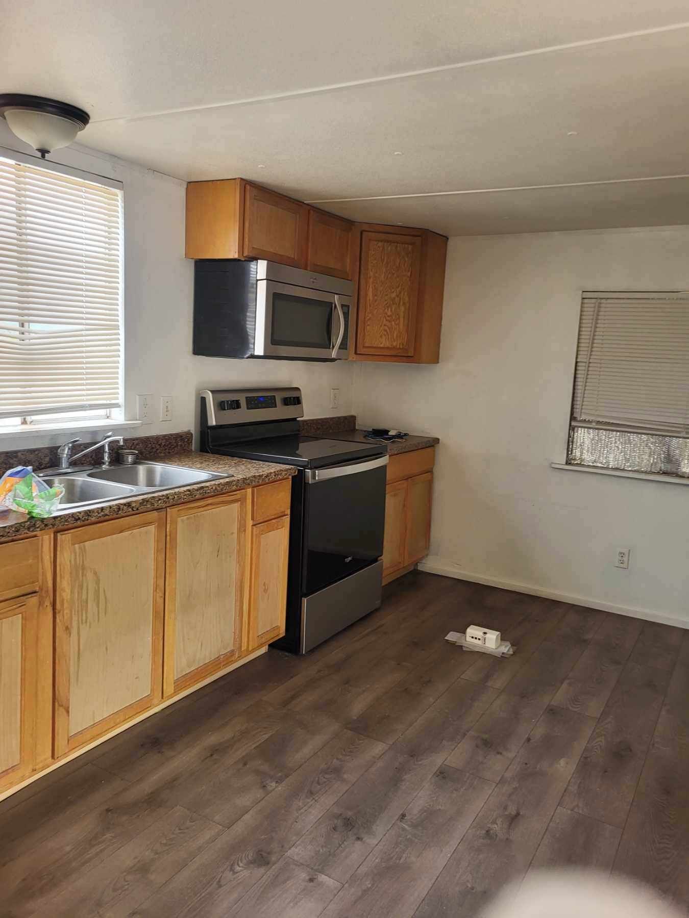 Een magnetron, een oven, een kookplaat