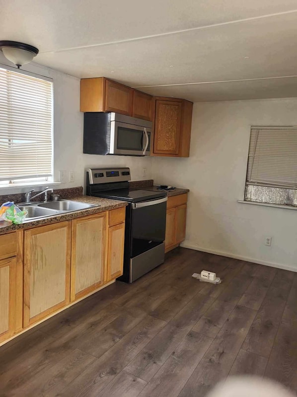 Microwave, oven, stovetop