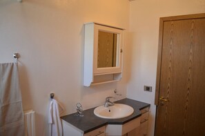 Haartrockner, Handtücher, Seife, Toilettenpapier