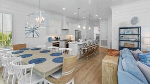 House, Multiple Beds, Patio, Garden View (3184 Egret Run) | Dining - Dreamy, Accessible Family Home for 12 (Orange Beach)