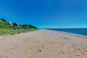 On the beach