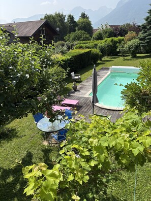 Pool - DOUSSARD, maison 180m2, vue lac, piscine, 7pers. (Doussard)