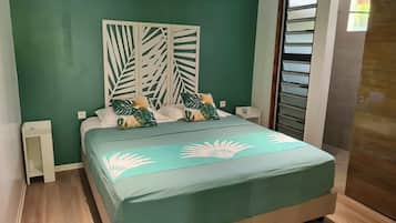 1 多间卧室、熨斗/熨衣板、WiFi、床单