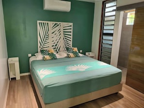 1 chambre, fer et planche à repasser, Wi-Fi, draps fournis