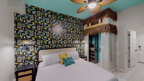 5 bedrooms, iron/ironing board, travel crib, free WiFi