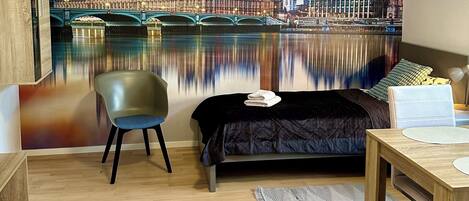 1 chambre, Wi-Fi gratuit, draps fournis