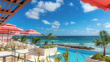 3 outdoor pools, open 7:00 AM to 6:30 PM, cabanas (surcharge)