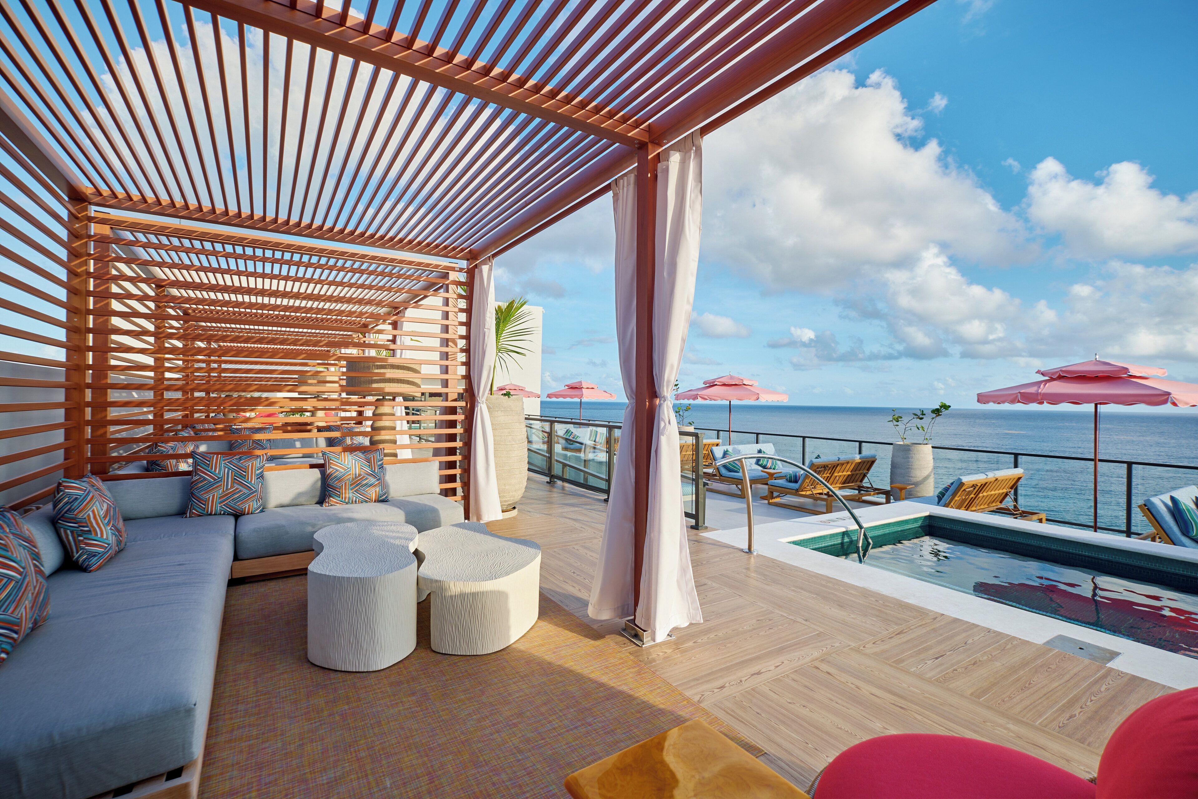 Outdoor pool, open 6:00 AM to 9:00 PM, cabanas (surcharge)