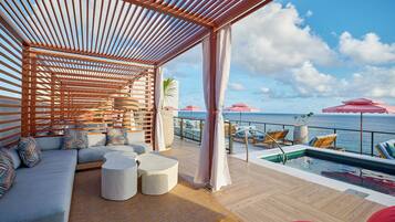 Outdoor pool, open 6:00 AM to 9:00 PM, cabanas (surcharge)