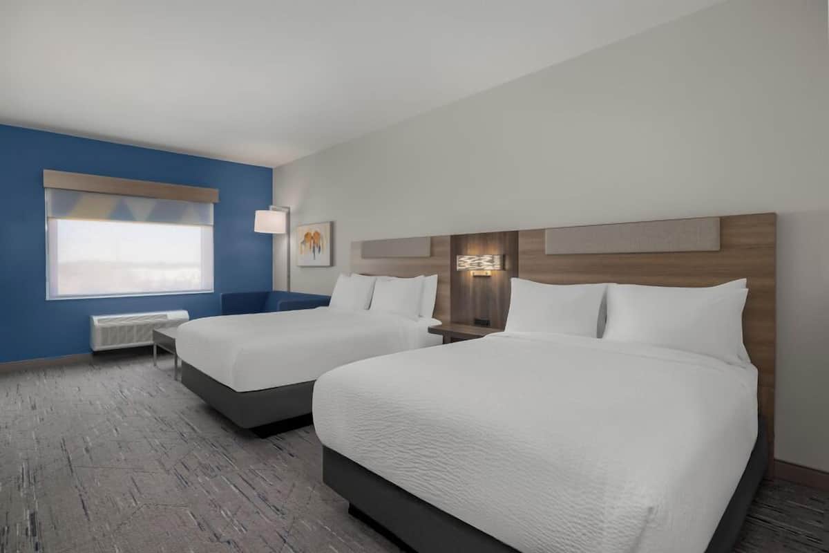 Blackout curtains, iron/ironing board, free WiFi, bed sheets