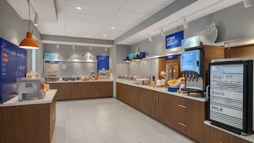 Free daily buffet breakfast