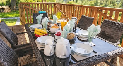 Maple, Birch and Oak Safari Tent, three family friendly tent in Devon