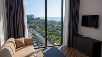 Appartement Deluxe, vue mer | Vue de la chambre