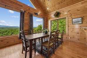 23-Dining Area - Stunning Views w/ Hot Tub & Pool Table (Sevierville)