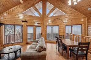 TV, fireplace, video games