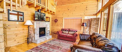 壁爐、電子遊戲