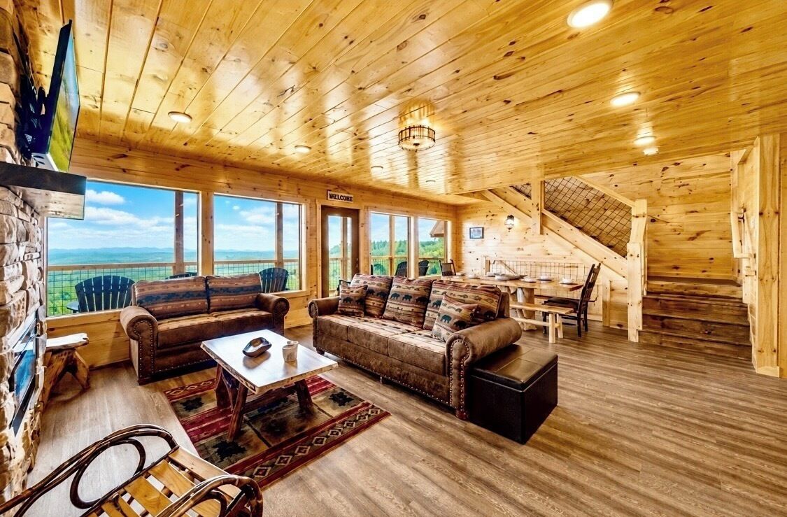 TV, fireplace, video games