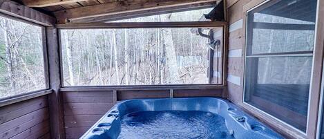 Idromassaggio all'aperto