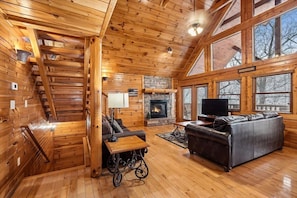 Televisio, takka, videopelejÀ