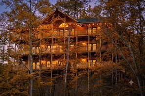 Exterior - Expansive Luxury Cabin w/ Games, Theater & Views (Gatlinburg)
