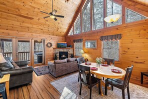 Télévision, cheminée, jeux vidéo