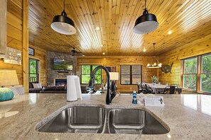 Interior - Luxury Mountain Lodge w/ Theater & Views (Gatlinburg)