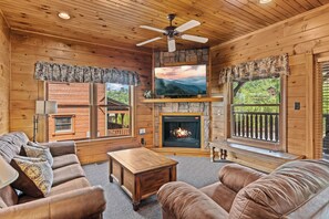 Fernseher, Kamin, Videospiele