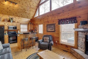 暖炉、テレビゲーム