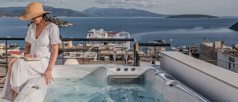 Panoraamasviitti, merinäköala | Terassi/patio