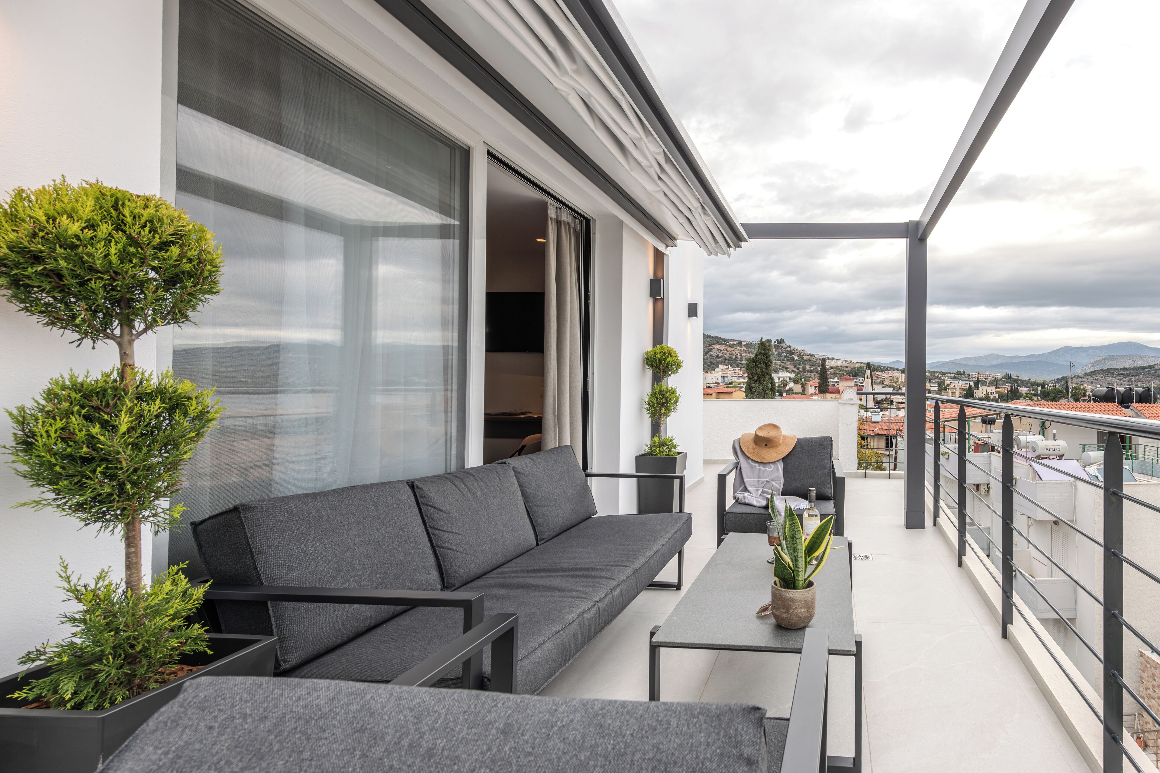 Suite Panoramique, vue mer | Terrasse/Patio