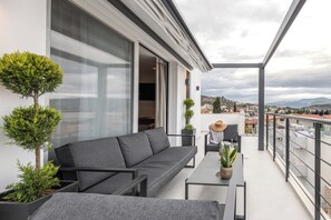 Panoramic Suite, Sea View | Terrace/patio - Noma Suites Tolo (Tolo)