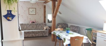 Reitpension Wiesengrund: cozy apartment on a riding and farm