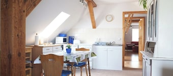 Reitpension Wiesengrund: cozy apartment on a riding and farm