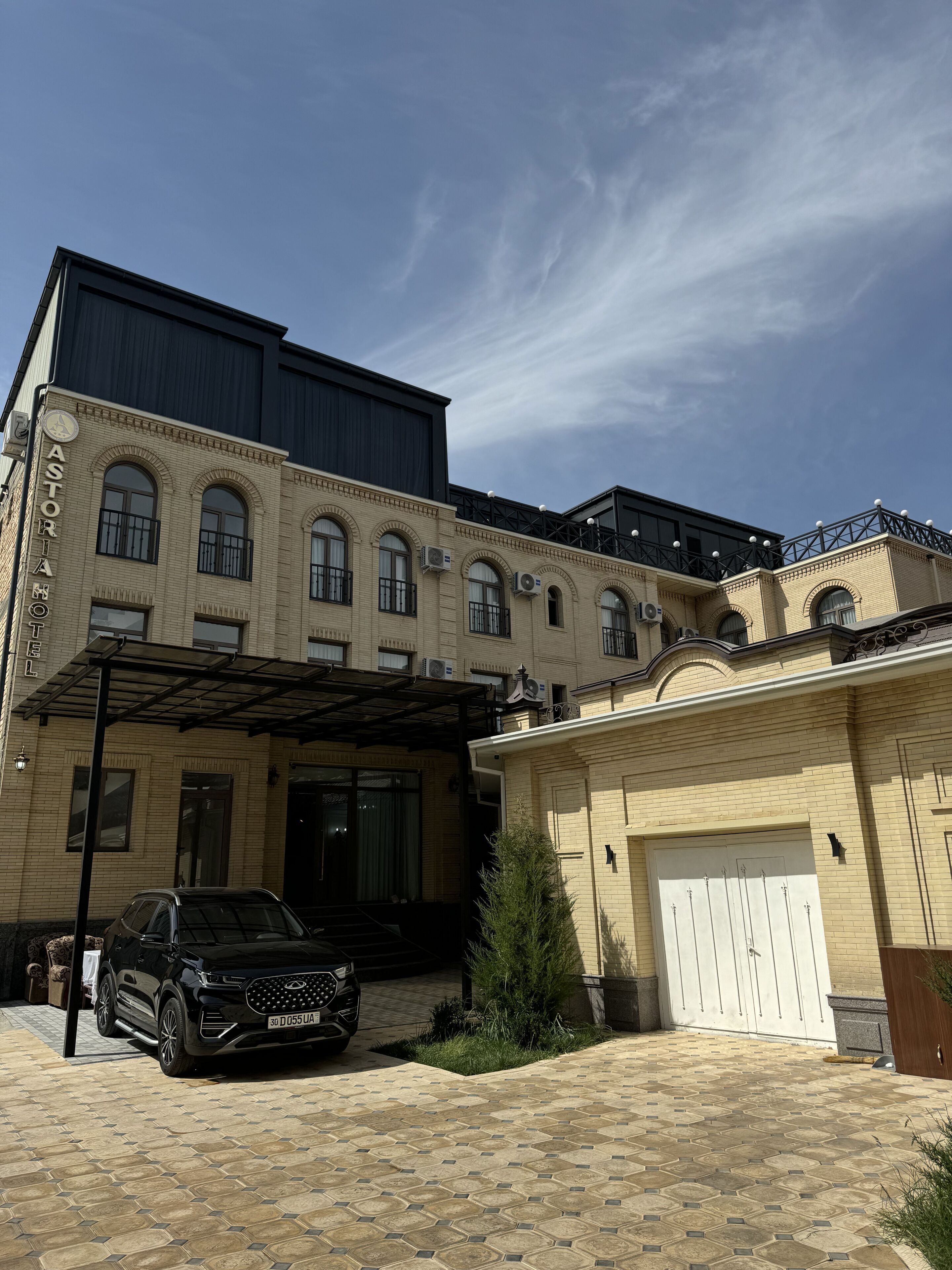 Majoituspaikan julkisivu