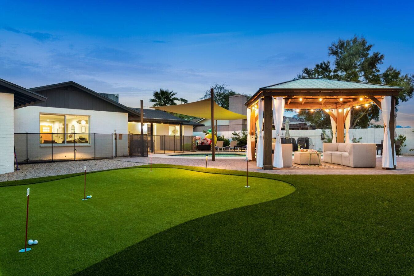 Overnattingsstedets uteområder