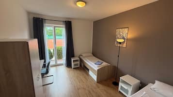1 slaapkamer, beddengoed
