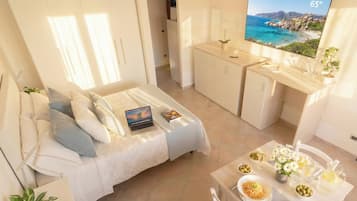 Superior Apartment, Kitchenette | Premium bedding, memory foam beds, in-room safe, desk