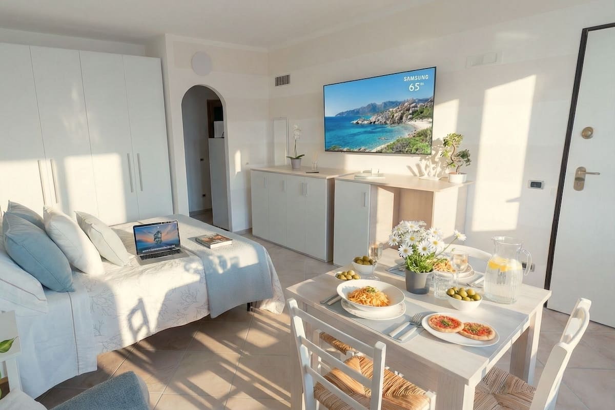 Superior Apartment, Kitchenette | In-room safe, blackout drapes, iron/ironing board, free WiFi