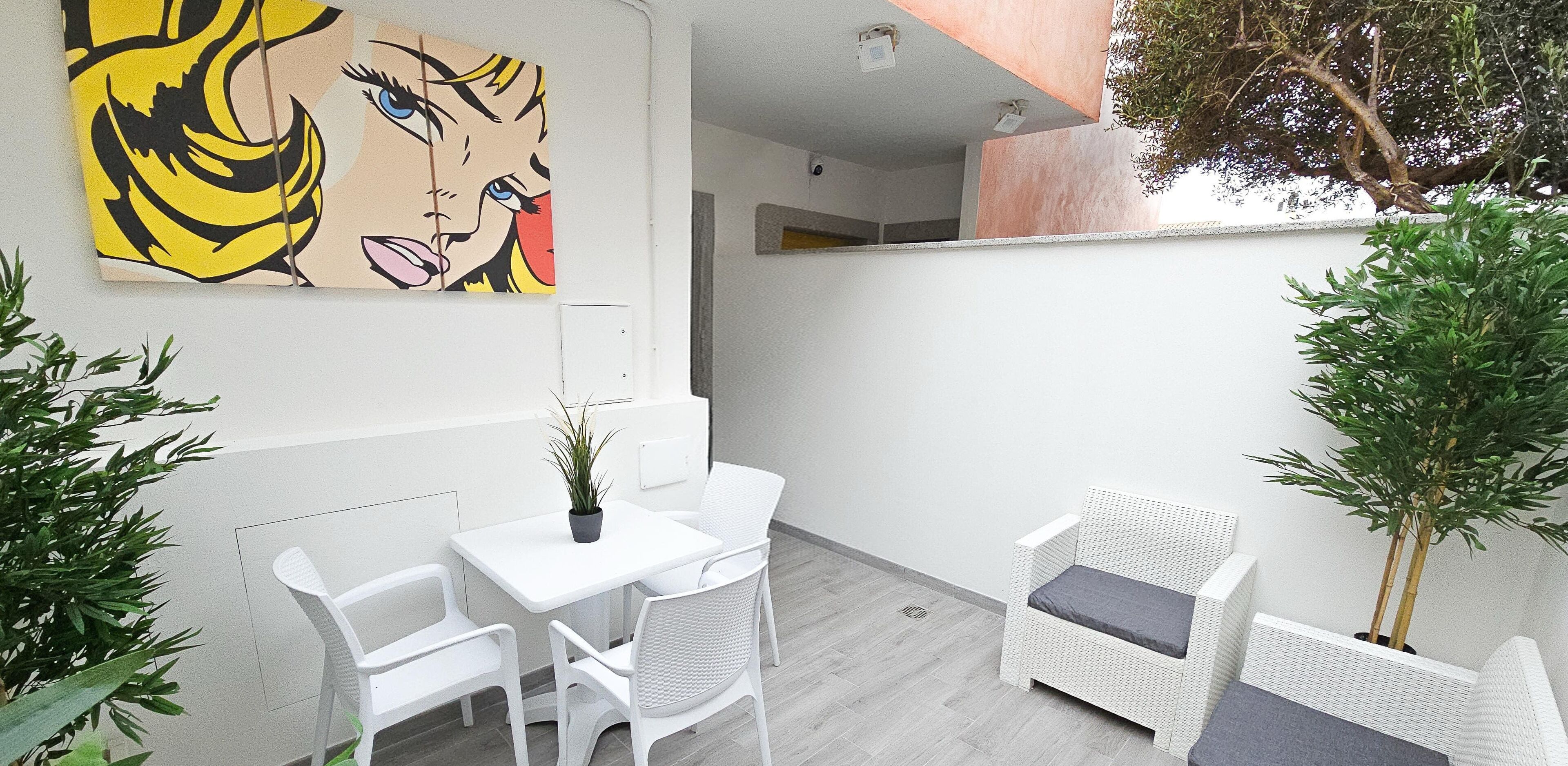 Appartement Premium, patio, vue cour intérieure | Extérieur